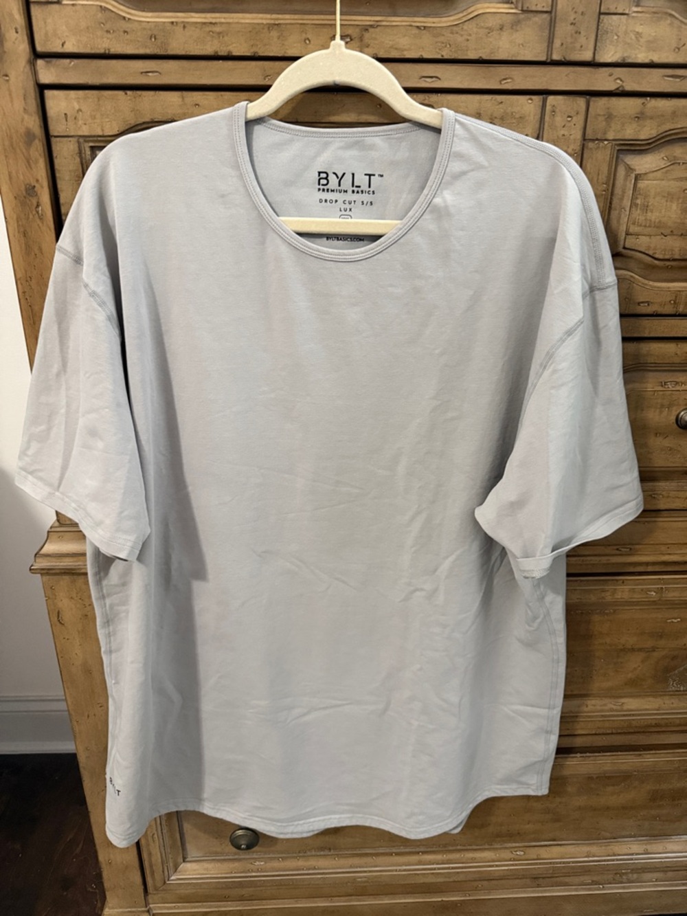 Men's Light Grey Crewneck T-Shirt